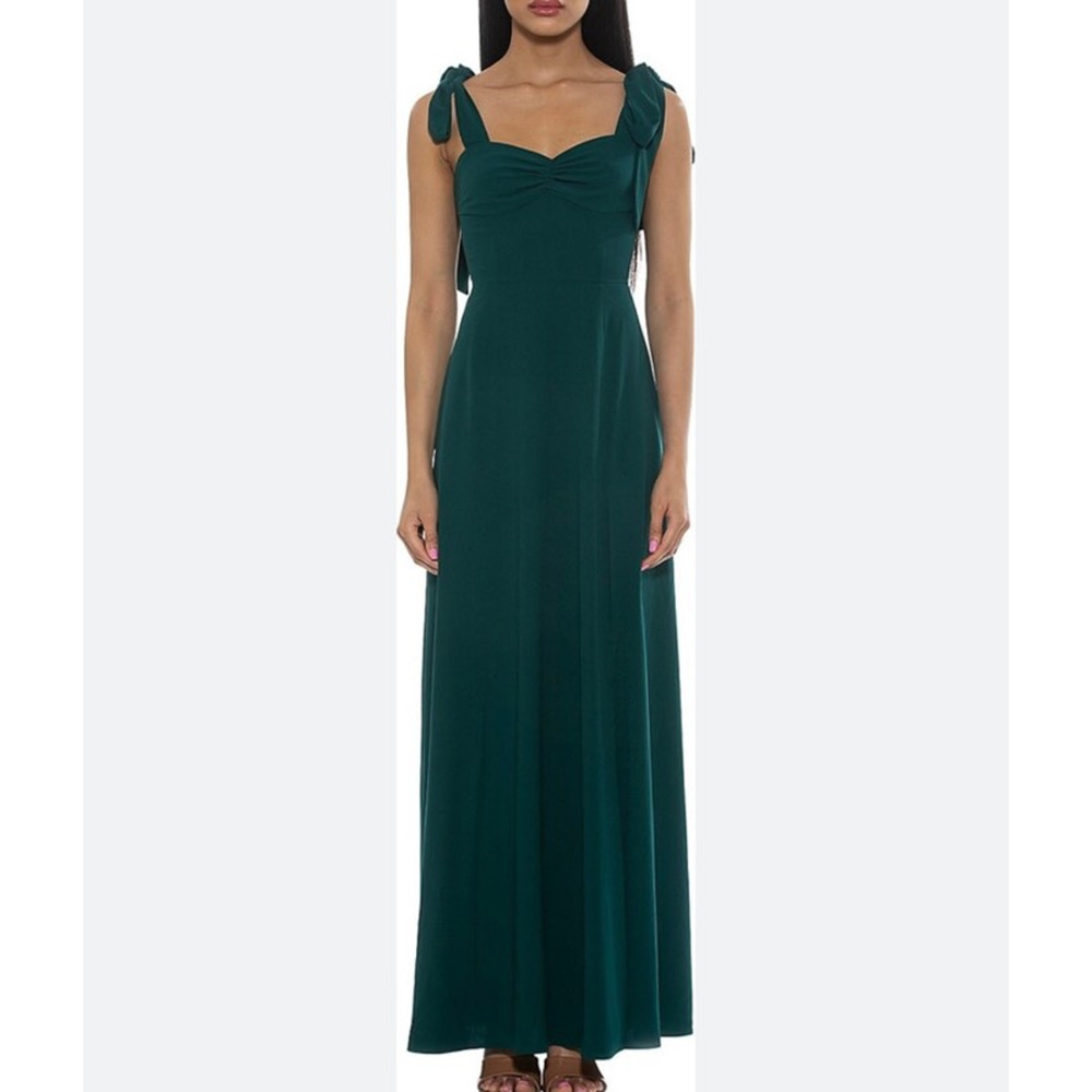 Alexia Admor Green Maxi Dress